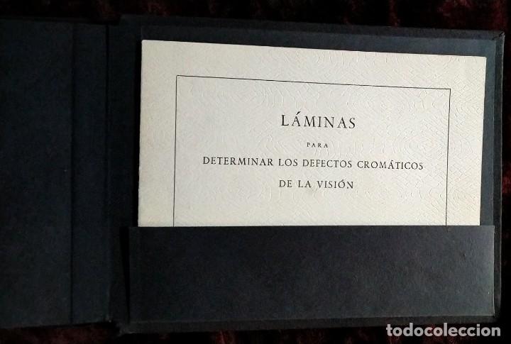 Libros de segunda mano: MEDICINA (OFTALMOLOG&Iacute;A) / *LIBRO DE L&Aacute;MINAS PARA DETERMINAR LOS DEFECTOS CROM&Aacute;TICOS DE LA VISI&Oacute;N*. - Foto 12