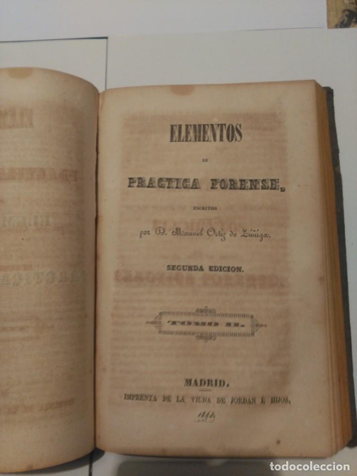 Libros de segunda mano: Elementos de practica Forense - Foto 5