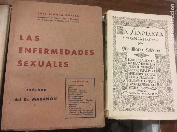 Libros de segunda mano: La sexologia, quintiliano salda&ntilde;a y las enfermedades sexuales, jos&eacute; algora, firma autor