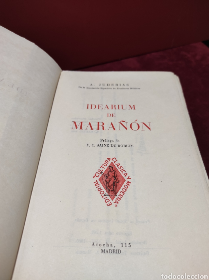 Libros de segunda mano: IDEARIUM DE MARA&Ntilde;ON - Foto 4