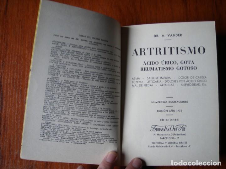 Libros de segunda mano: LIBRO ARTRITISMO DR VANDER - Foto 4
