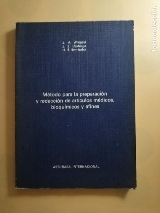 Libri di seconda mano: METODO PARA LA PREPARACION DE ARTICULOS MEDICOS,BIOQUIMICOS Y AFINES. 1&ordf; 1974.PAG.212.