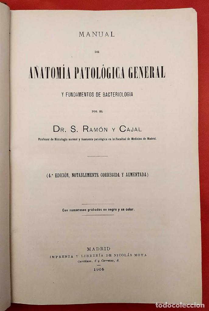 Manual De Anatomía Patológica General. Santiago - Vendido En Subasta ...