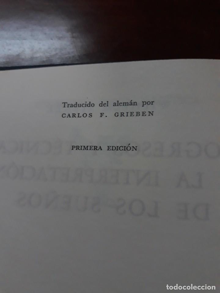 Libros de segunda mano: PROGRESOS Y TECNICA EN LA INTERPRETACION DE LOS SUE&Ntilde;OS..WILHELM STEKEL..1^ edicion - Foto 3