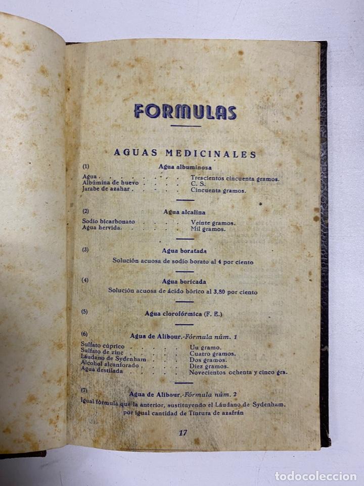 Libros de segunda mano: LIBROS FORMULAS DE AGUAS MEDICINALES. LEER - Foto 2