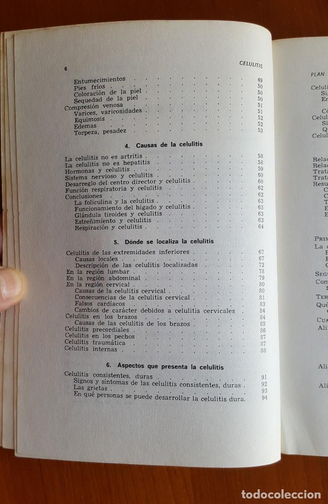 Libros de segunda mano: CELULITIS CAUSAS Y TRATAMIENTO - Foto 6