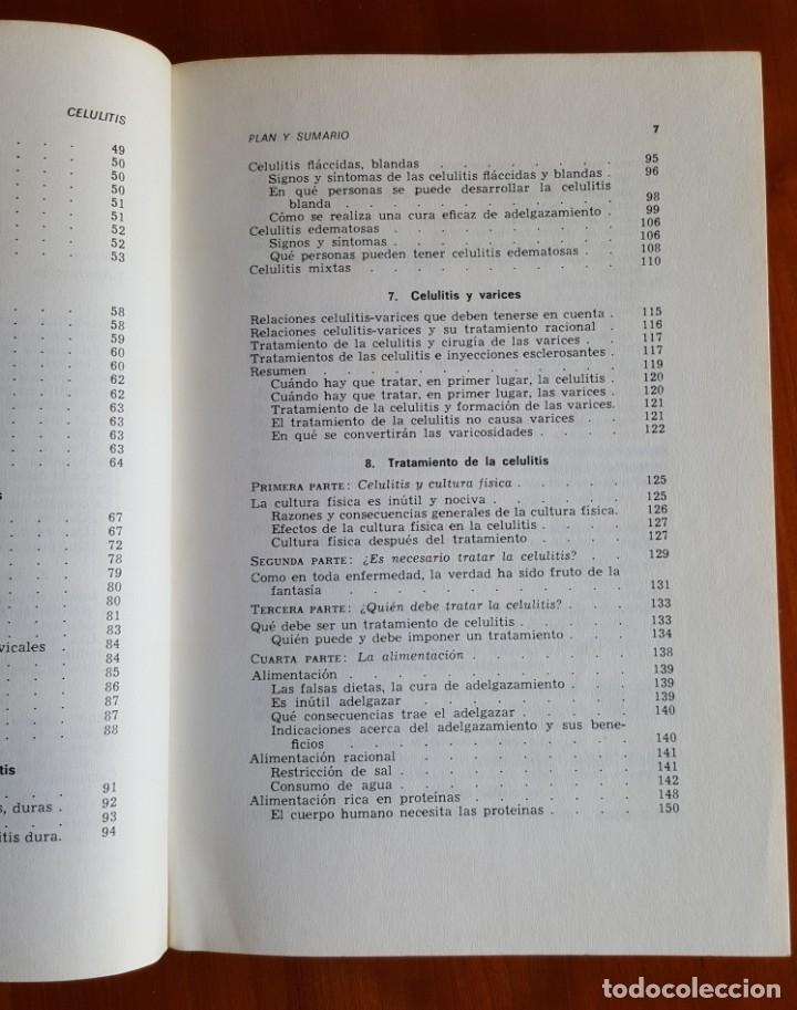 Libros de segunda mano: CELULITIS CAUSAS Y TRATAMIENTO - Foto 7
