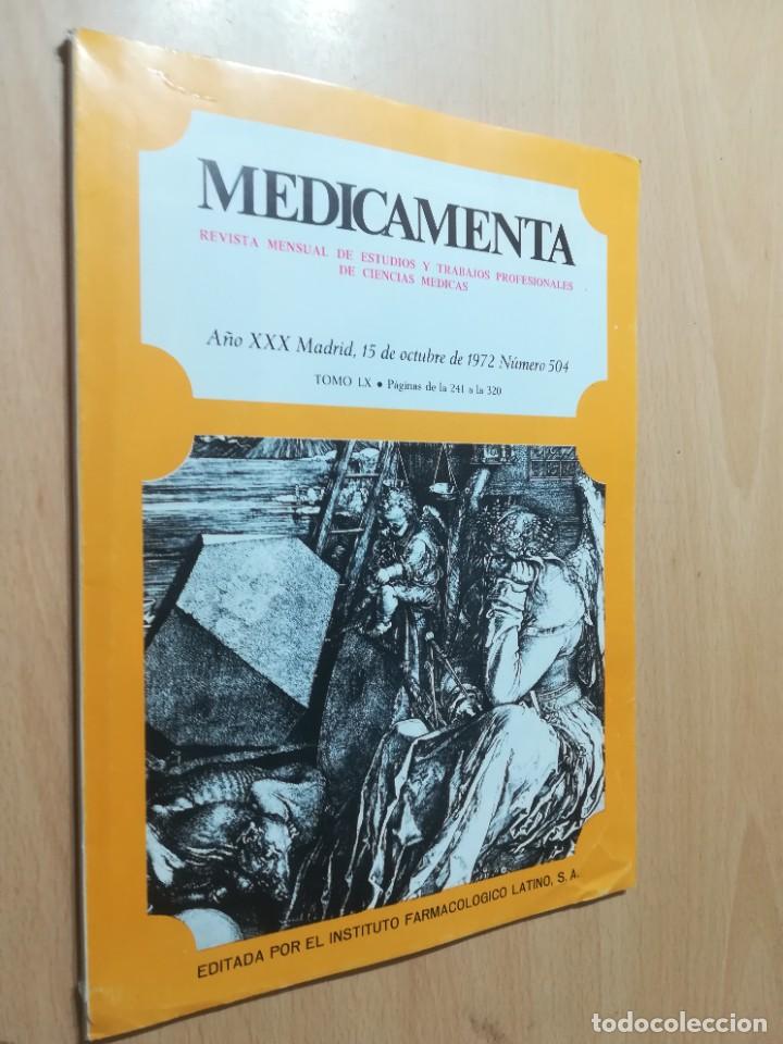 Libros de segunda mano: MEDICAMENTA / 504 DE 1972 / REVISTA CIENCIAS MEDICAS / AC104