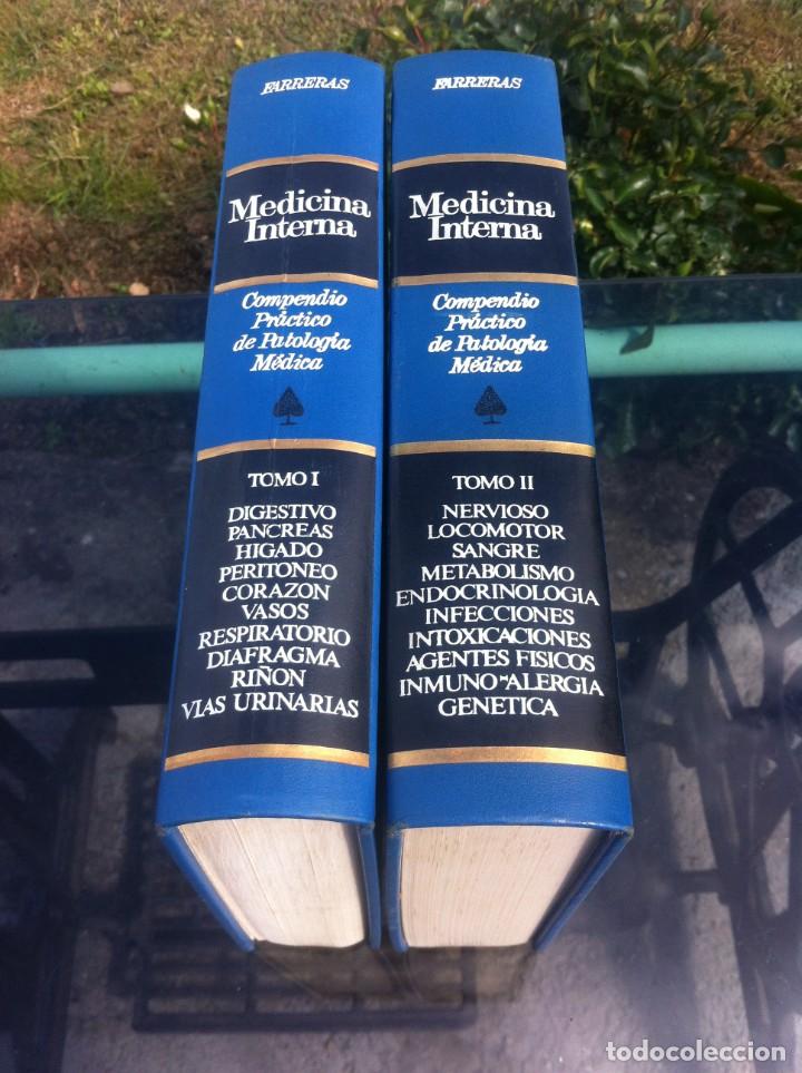 Libri di seconda mano: FARRERAS VALENTI. MEDICINA INTERNA(2 TOMOS)COMPENDIO PR&Aacute;CTICO DE PATOLOG&Iacute;A M&Eacute;DICA Y TERAP&Eacute;UTICA 1967