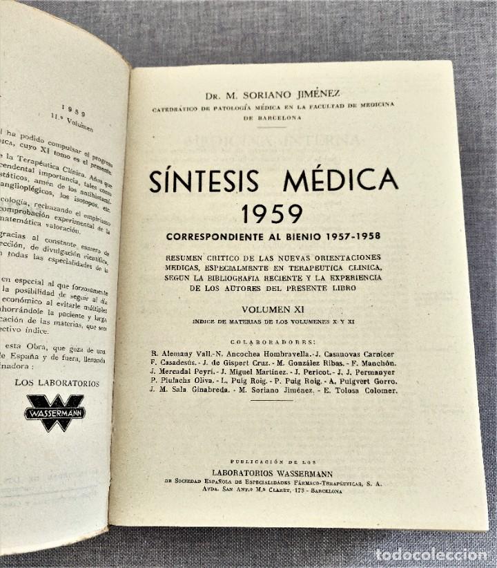 Libros de segunda mano: Libro Sintesis Medica - Foto 4