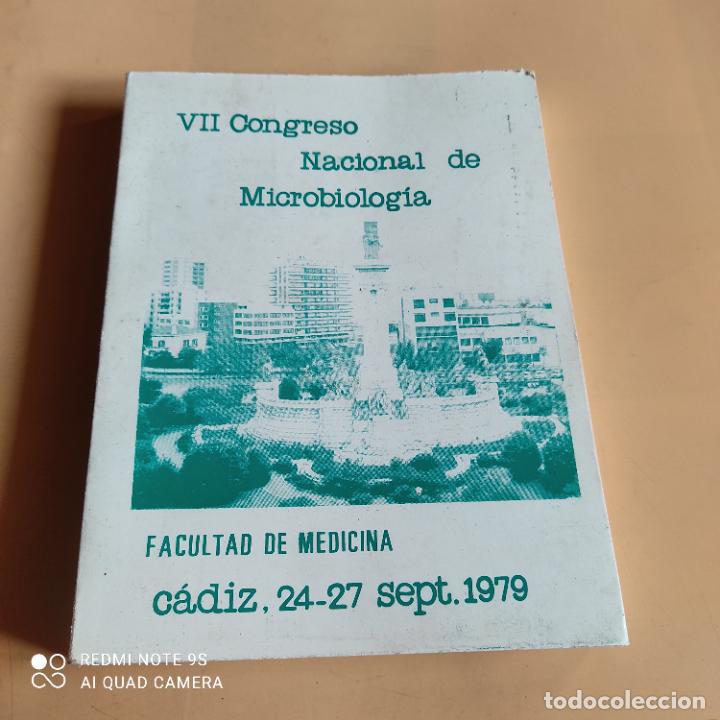Second hand books: VII CONGRESO NACIONAL DE MICROBIOLOGIA. FACULTAD DE MEDICINA CADIZ. 24-27 SEP.1979. 326 PAGS.
