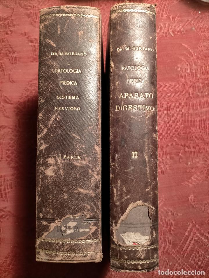 Libros de segunda mano: Patologia medica del doctor m.soriano; sistema nervioso parte i 1 y aparato digestivo II 2 1952
