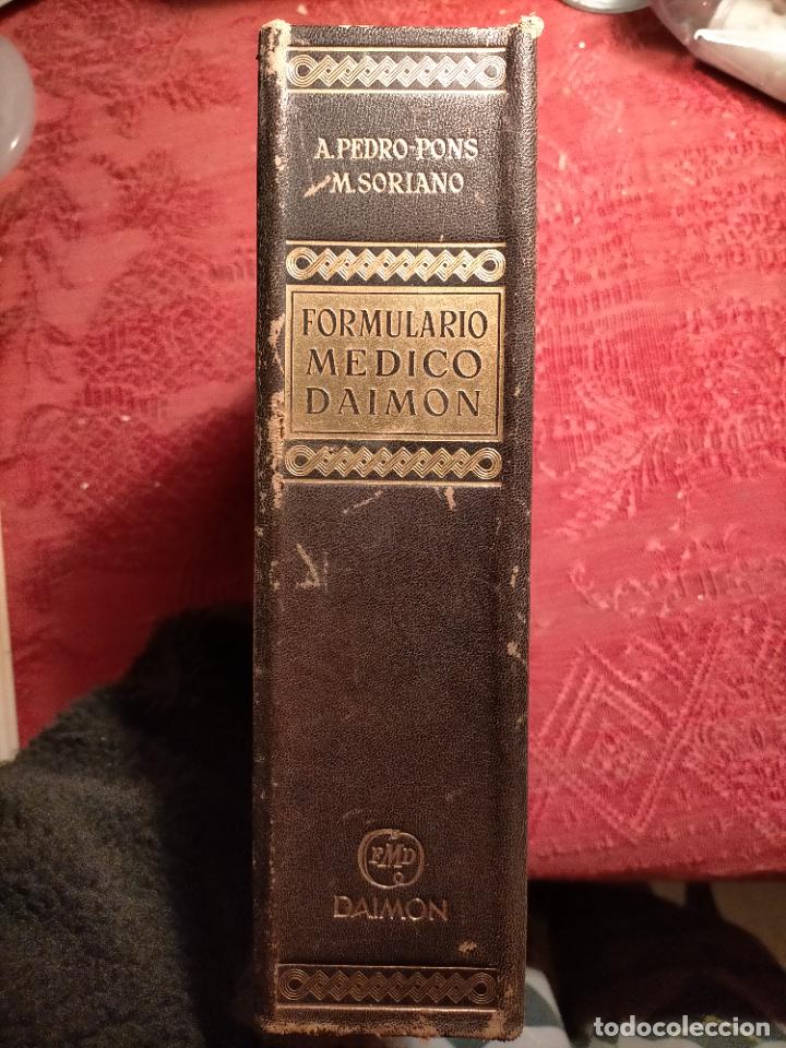 Gebrauchte B&uuml;cher: Formulario medico daimon guia y formulario de terapeutica clinica 1938 agustin pons maximo soriano