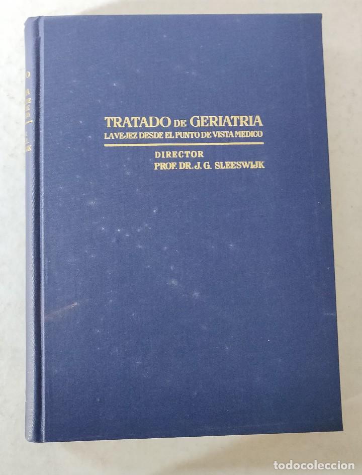 Libros de segunda mano: Libro Tratado de Geriatria, La Vejez. - Foto 1