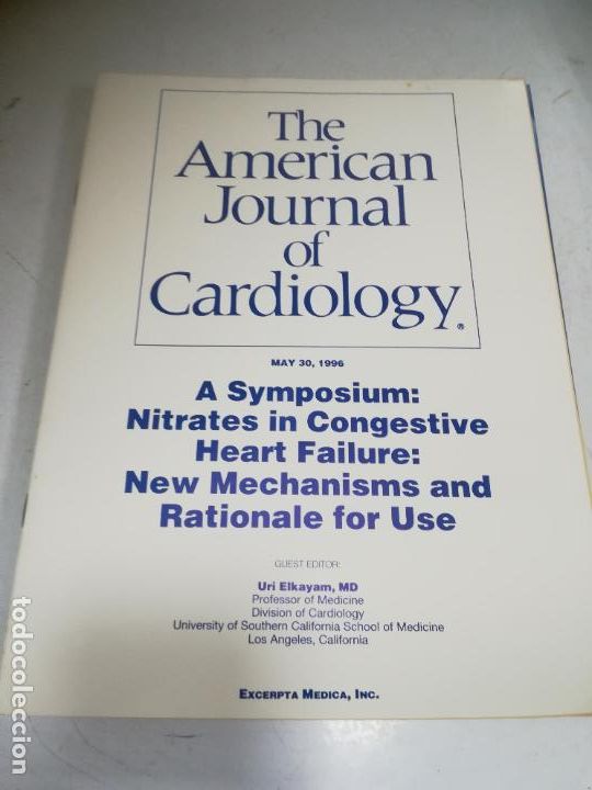 Second hand books: REVISTA M&Eacute;DICA. THE AMERICAN JOURNAL OF CARDIOLOGY. 1996. MAYO 30