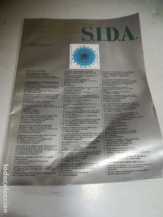 Second hand books: REVISTA M&Eacute;DICA. PUBLICACI&Oacute;N OFICIAL DE LA SOCIEDAD ESPA&Ntilde;OLA INTERDISCIPLINARES SIDA. 1994. N&ordm; 2
