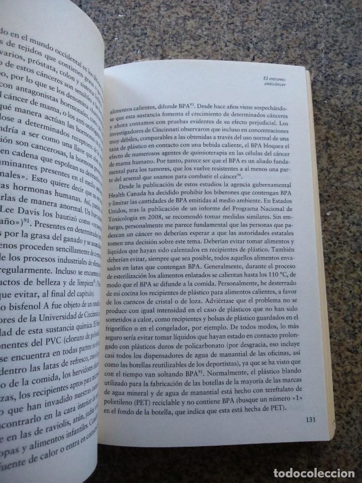 Libros de segunda mano: ANTICANCER -- DAVID SERVAN SHREIBER -- ESPASA 2010 -- - Foto 2