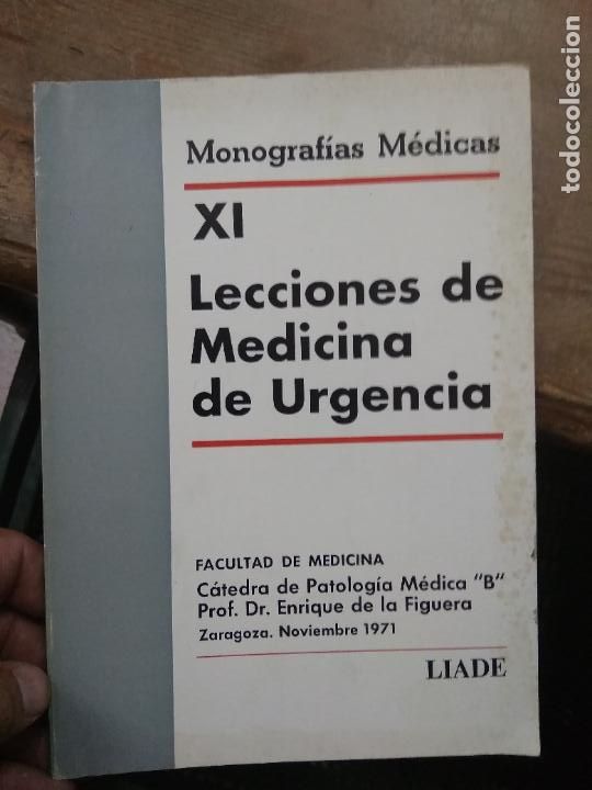 Gebrauchte B&uuml;cher: Lecciones de medicina de urgencia. L.3858-671
