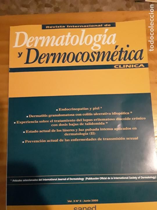 Libri di seconda mano: REVISTA INTERNACIONAL DE DERMATOLOGIA Y DERMOCOSMETICA CLINICA, VOL 3, N 4, JUNIO 2000.VER INDICE.