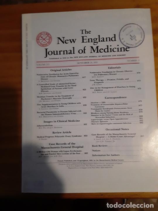 Second hand books: THE NEW ENGLAND JOURNAL MEDICINE, VOL.333, N.13, SEPTEMBER 28, 1995.VER INDICE.