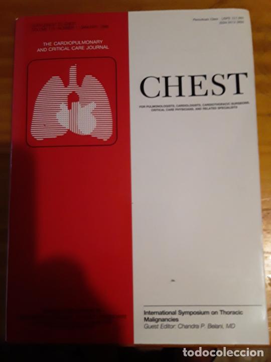 Second hand books: CHEST, THE CARDIOPULMONARY AND CRITICAL CARE JOURNAL, V.113, N.1, JANUARY 1998.VER INDICE.