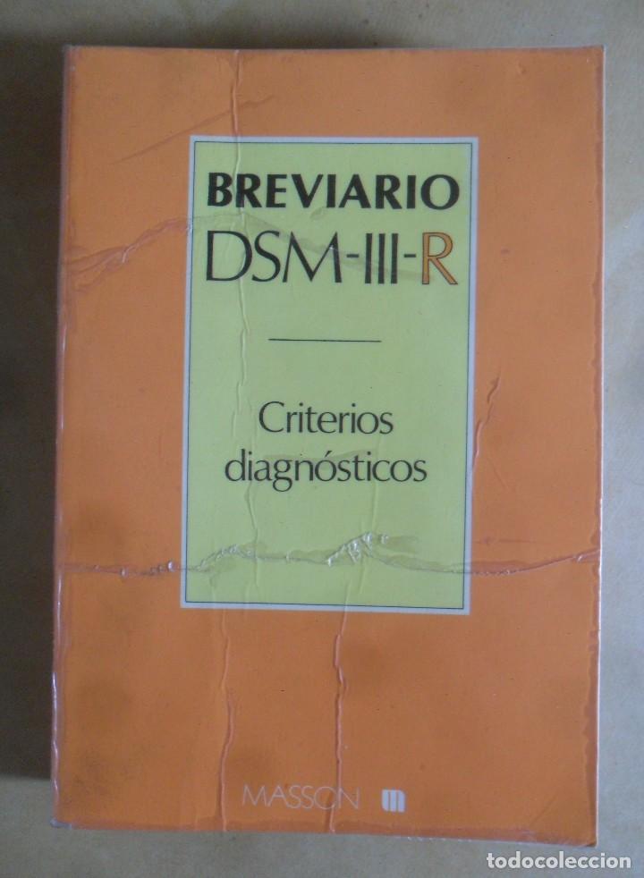 Gebrauchte B&uuml;cher: BREVIARIO DSM-III-R - CRITERIOS DIAGNOSTICOS - MANUEL VALDES MIYAR - 1993