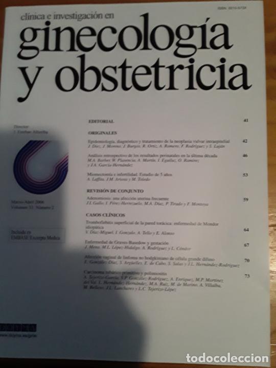 Libri di seconda mano: CLINICA E INVESTIGACION EN GINECOLOGIA Y OBSTETRICIA.MARZO-ABRIL, 2006,VOL.33, N.2.VER INDICE.