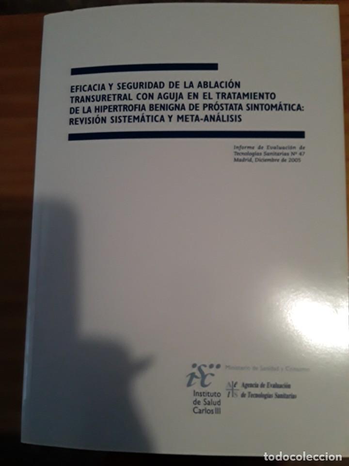 Libri di seconda mano: INFORME DE EVALUACION DE TECNOLOGIAS SANITARIAS , N.47, MADRID, DICIEMBRE 2005.VER FOTOS E INDICE.