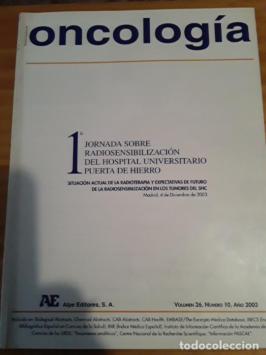 Libri di seconda mano: ONCOLOGIA, 1era JORNADA SOBRE RADIOSENSIBILIZACION,HOSPITAL UNIV.PUERTA DE HIERRO.VER INDICE.