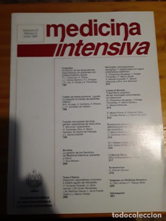 Gebrauchte B&uuml;cher: MEDICINA INTENSIVA, VOLUMEN 21, NUM. 5, JUNIO 1997.VER INDICE.