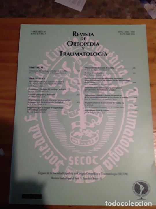 Gebrauchte B&uuml;cher: REVISTA DE ORTOPEDIA Y TRAUMATOLOGIA.VOL.46, FASCICULO 5, OCTUBRE 2002.VER INDICE.