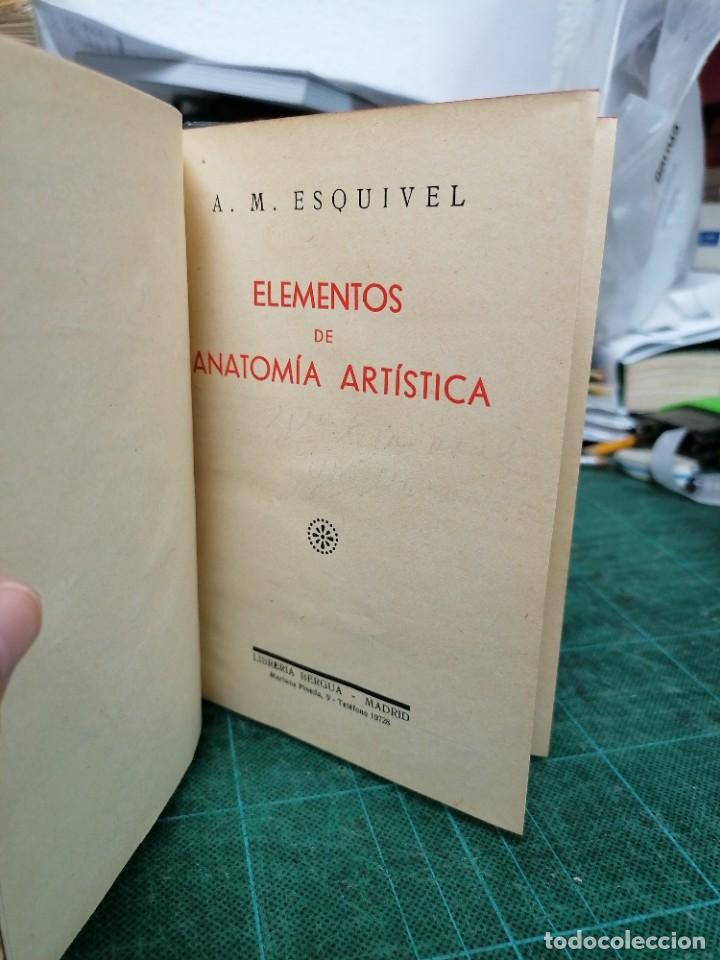Libros de segunda mano: Elementos de anatom&iacute;a art&iacute;stica. Esquivel - Foto 1