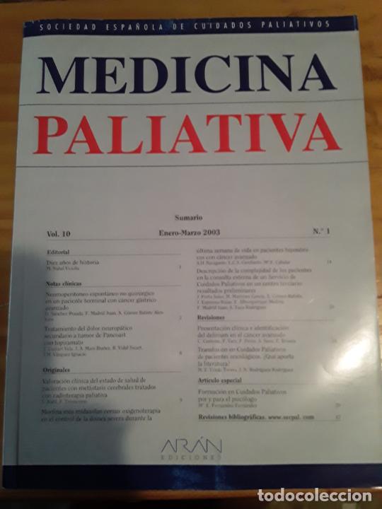 Libri di seconda mano: MEDICINA PALIATIVA, VOL.10, N.1, ENERO-MARZO.2003.VER INDICE.