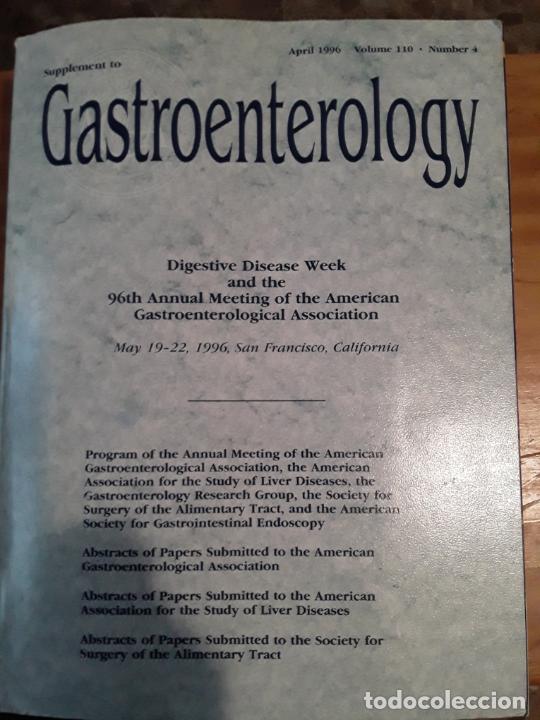 Libri di seconda mano: GASTROENTEROLOGY.ABRIL 1996,VOL.110,N.4.VER INDICE.