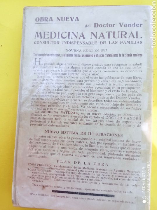 Libros de segunda mano: La tuberculosis,como evitarla,como curarla ,Dr Vander 1947 - Foto 10