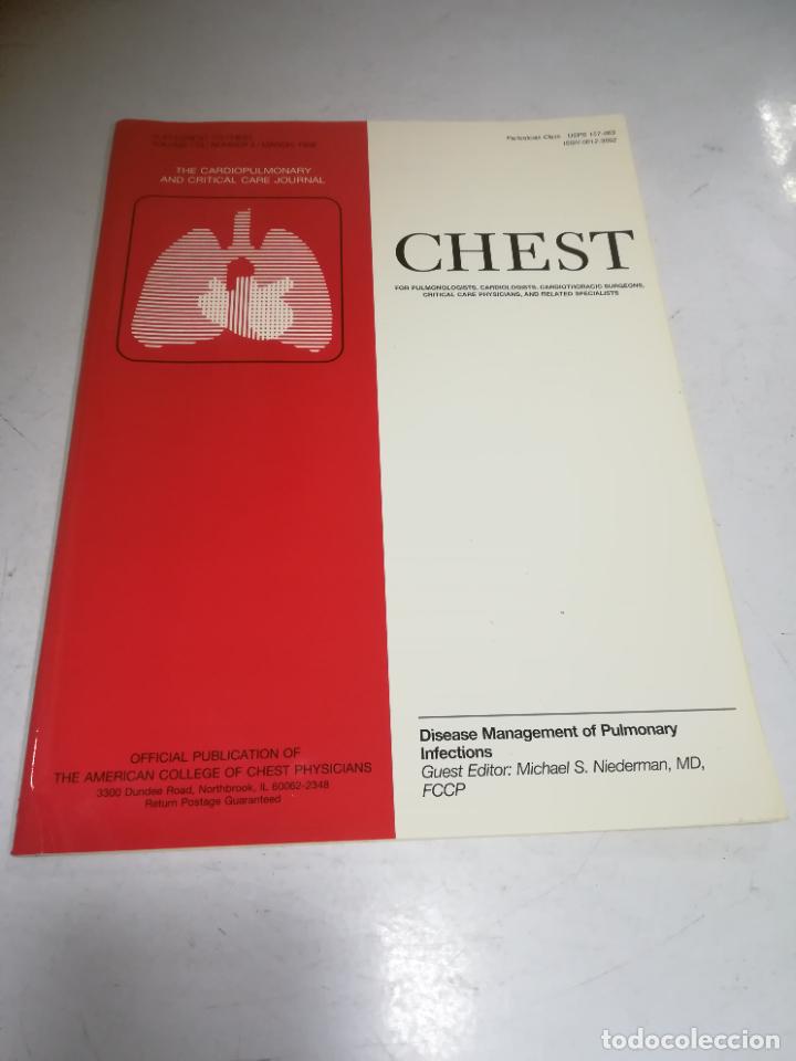 Livres d'occasion: REVISTA M&Eacute;DICA INGLESA. SUPLEMENTO CHEST. VOLUME 113. N&ordm; 3. MARZO 1998. VER &Iacute;NDICE