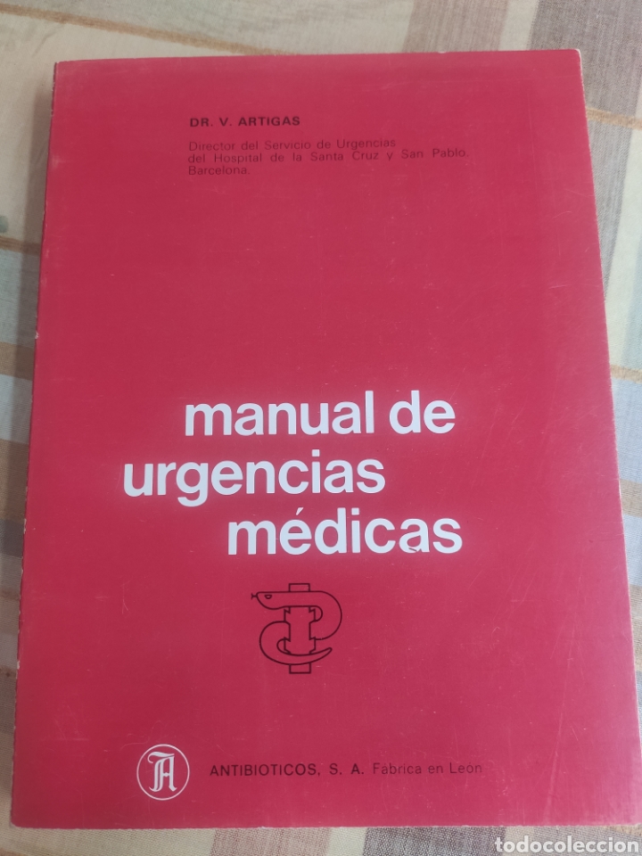 Libros de segunda mano: Manual de Urgencias M&eacute;dicas V. Artigas. 1973. ASM