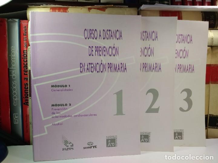 Gebrauchte B&uuml;cher: CURSO A DISTANCIA DE PREVENCI&Oacute;N EN ATENCI&Oacute;N PRIMARIA. 3 vols. 1998. 2&ordf; Ed. Isbn 8495143003.