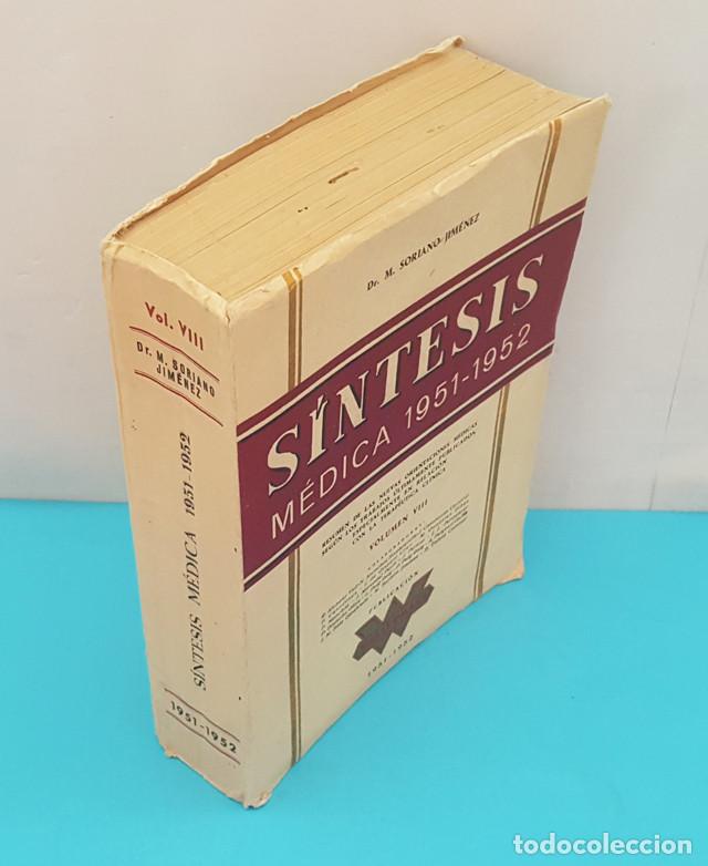 Libri di seconda mano: SINTESIS MEDICA 1951-1952 VOLUMEN VIII WASERMANN DR. M. SORIANO JIMENEZ 935 PAG + FOLLETO REGALO