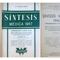 Libros de segunda mano: SORIANO, M. (ET ALII). SÍNTESIS MÉDICA 1967. RESUMEN CRÍTICO DE LAS NUEVAS ORIENTACIONES MÉD... 1967