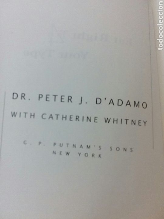 Libros de segunda mano: Eat right for- 4 - your type - Foto 4
