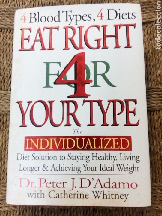 Libros de segunda mano: Eat right for- 4 - your type - Foto 1