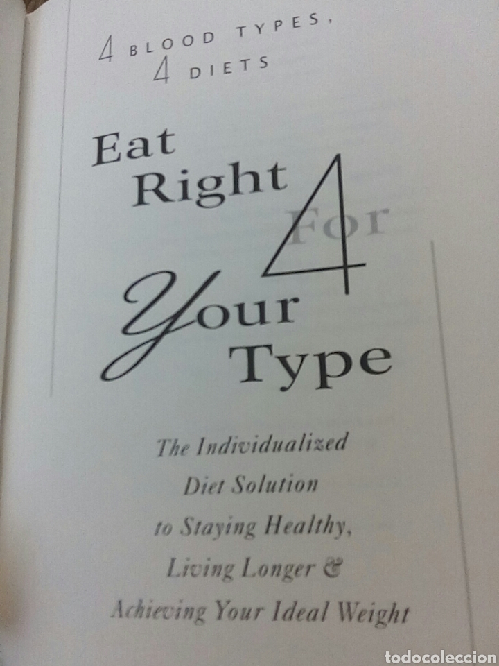 Libros de segunda mano: Eat right for- 4 - your type - Foto 2