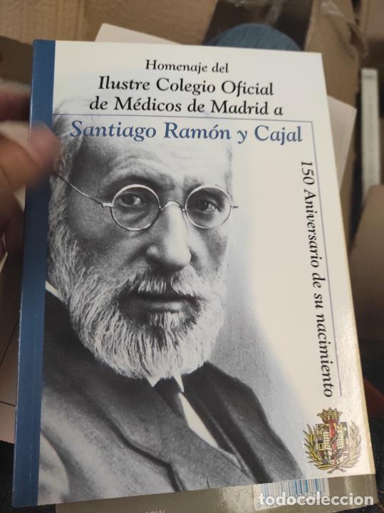 Libros de segunda mano: Homenaje del lustre Colegio Oficial de M&eacute;dicos de Madrid a Santiago Ram&oacute;n y Cajal 150 aniversario