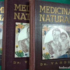 Libros de segunda mano: MEDICINA NATURAL 3 TOMOS. DR. VANDER. 1940.. Lote 288007243