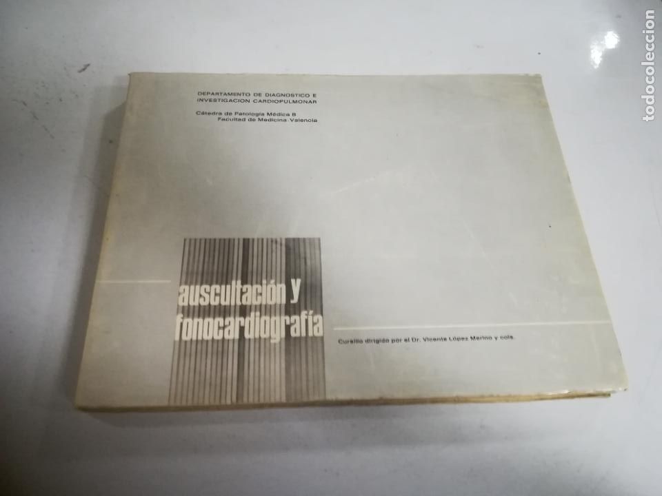 Gebrauchte B&uuml;cher: AUSCULTACI&Oacute;N Y FONOCARDIOGRAF&Iacute;A. VICENTE L&Oacute;PEZ MERINO. 1967. ILUSTRADO. APAISADO