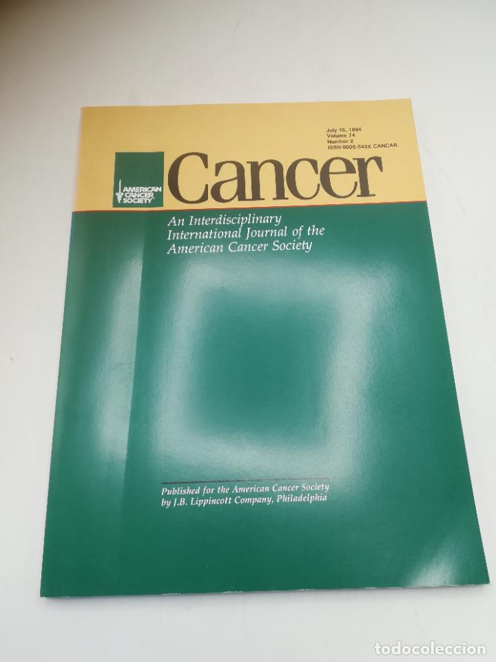 Second hand books: REVISTA MEDICINA. C&Aacute;NCER. AMERICAN CANCER SOCIETY. 15 JULIO 1994. VOL 74. N&ordm; 2. VER SUMARIO