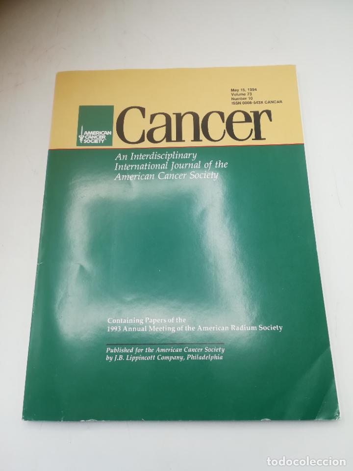 Second hand books: REVISTA MEDICINA. C&Aacute;NCER. AMERICAN CANCER SOCIETY. 15 MAYO 1994. VOL 73. N&ordm; 10. VER SUMARIO