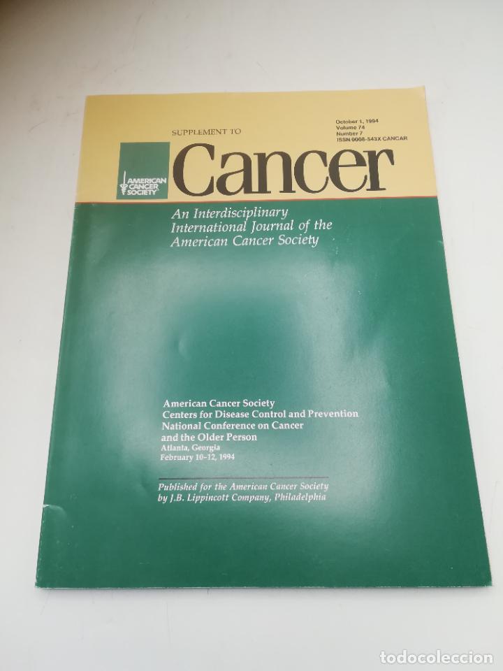 Second hand books: REVISTA MEDICINA. C&Aacute;NCER. AMERICAN CANCER SOCIETY. 1 OCTUBRE 1994. VOL 74. N&ordm; 7. VER SUMARIO