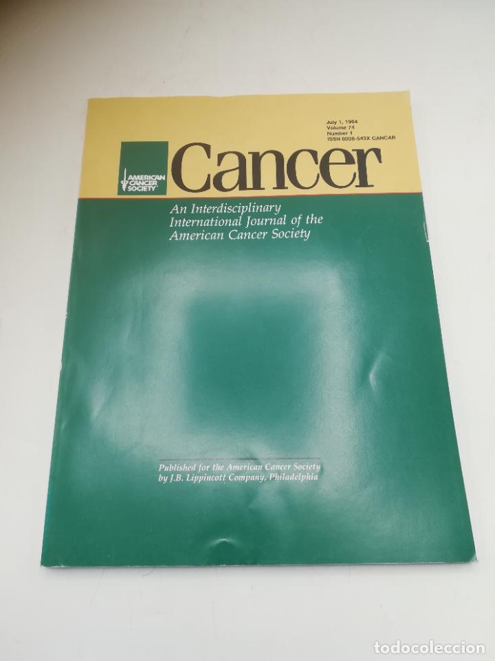 Second hand books: REVISTA MEDICINA. C&Aacute;NCER. AMERICAN CANCER SOCIETY. 1 JULIO 1994. VOL 74. N&ordm; 1. VER SUMARIO